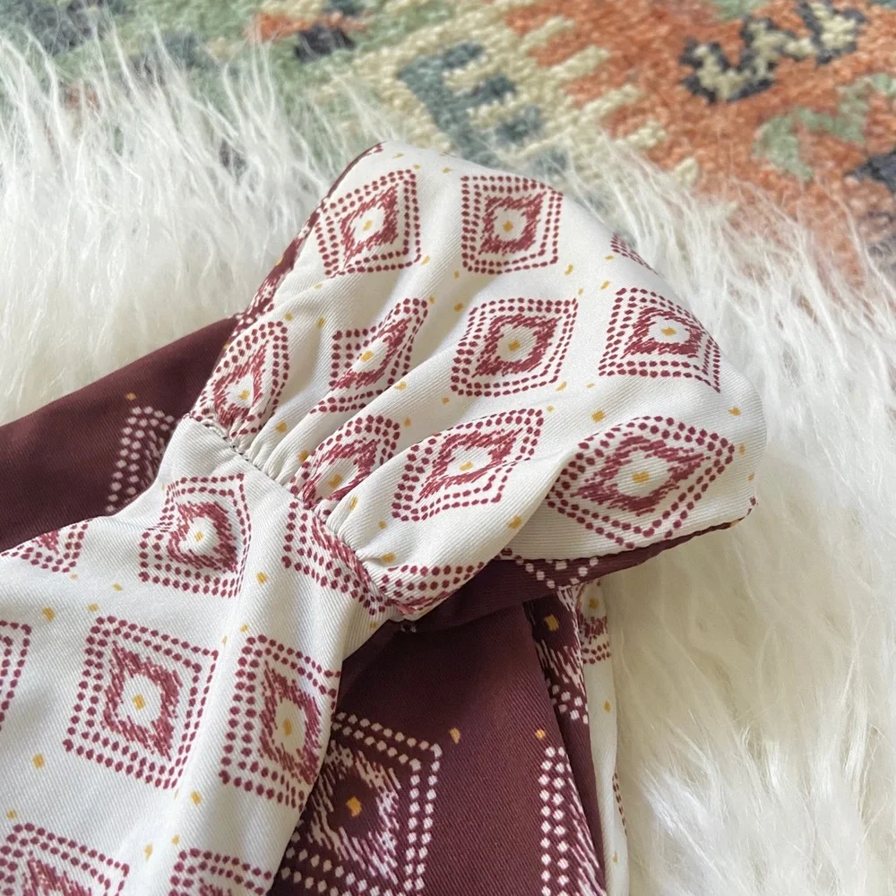 urban outfitters reversible bikini bottom boho vibes - Picture 5 of 14